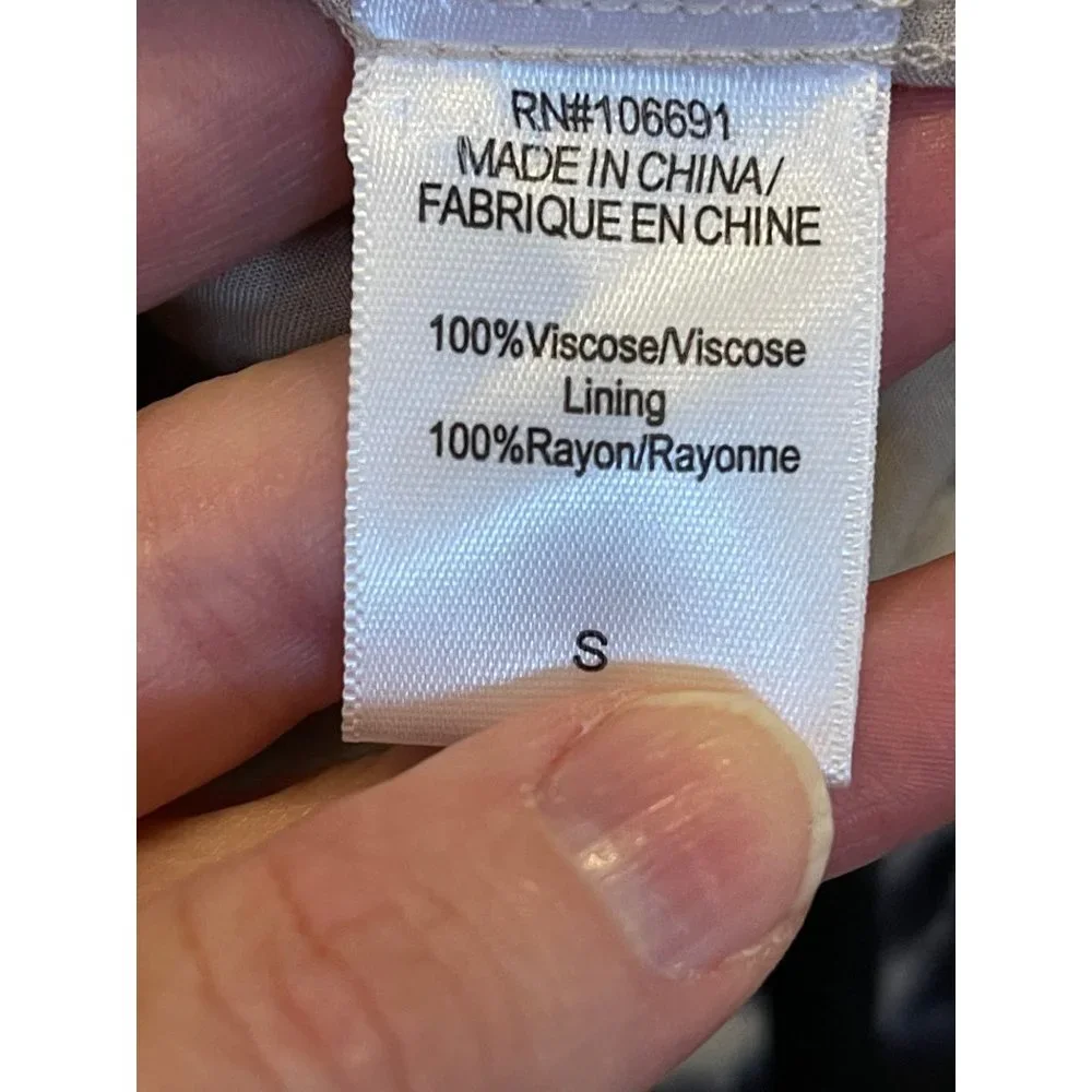 NWT Young Fabulous & Broke Black & White Tie-Dye Tallia Maxi Midi Dress S - Picture 10 of 11